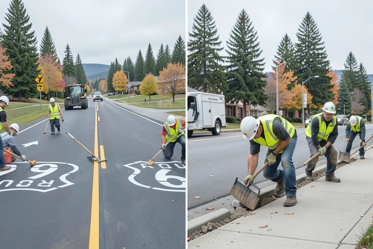 Cemetery Turf Maintenance in Beaux Arts Village, King County, WA - Map marker types and turf zones across the grounds