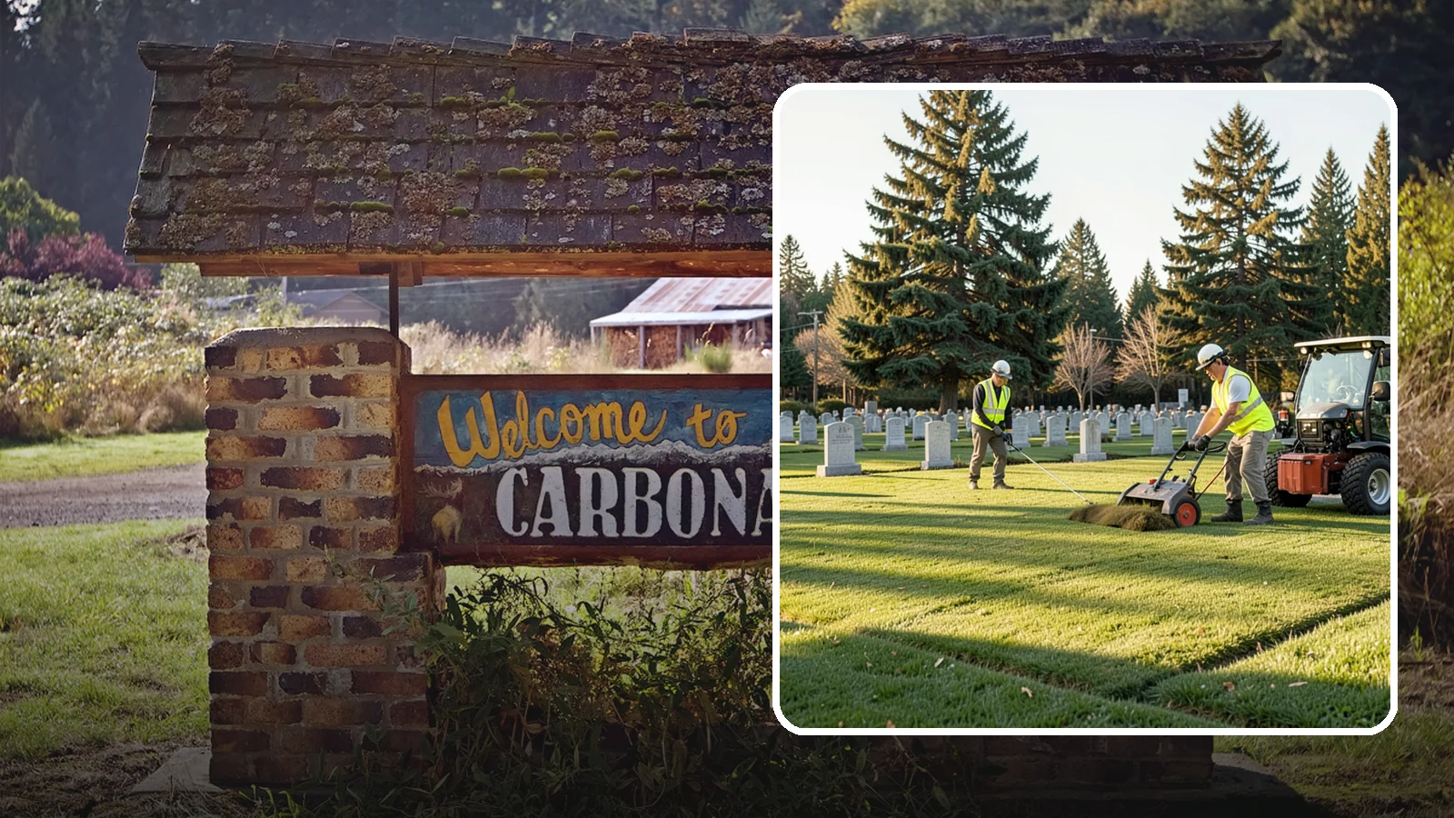 Cemetery Turf Maintenance in Carbonado, Pierce County, WA - Dignified turf care for cemetery lawns and burial grounds across Western Washington.