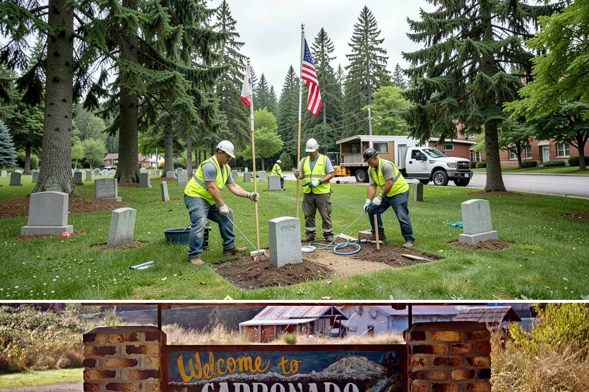 Cemetery Turf Maintenance in Carbonado, Pierce County, WA - Mowing frequency peaks from April through September during Western Washington's active growing season.