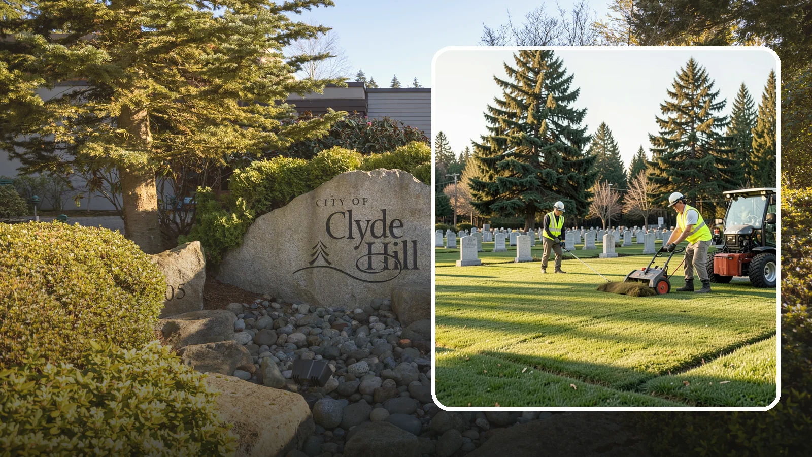 Cemetery Turf Maintenance in Clyde Hill, King County, WA - Dignified turf care for cemetery lawns and burial grounds across Western Washington.