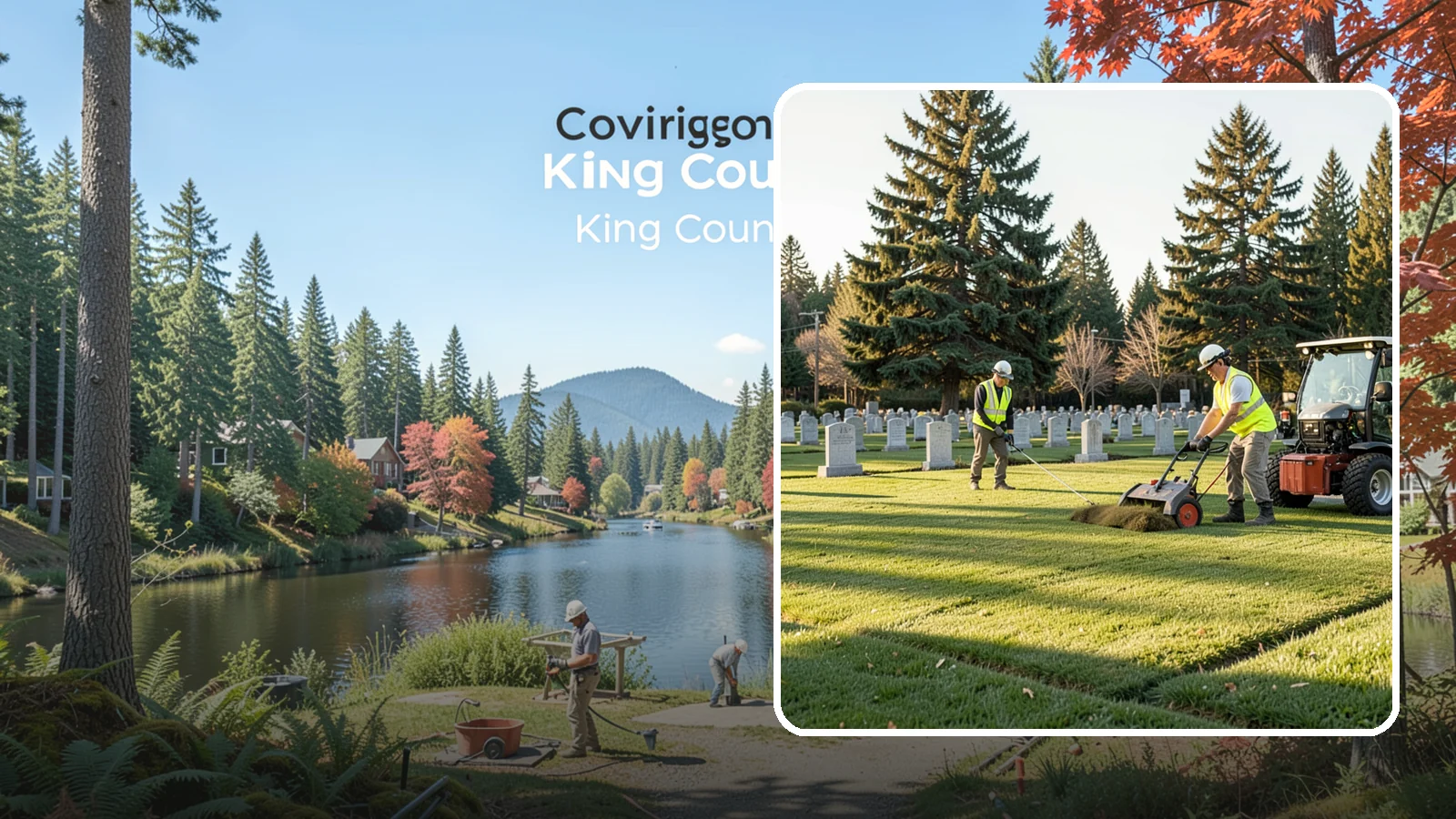 Cemetery Turf Maintenance in Covington, King County, WA - Dignified turf care for cemetery lawns and burial grounds across Western Washington.