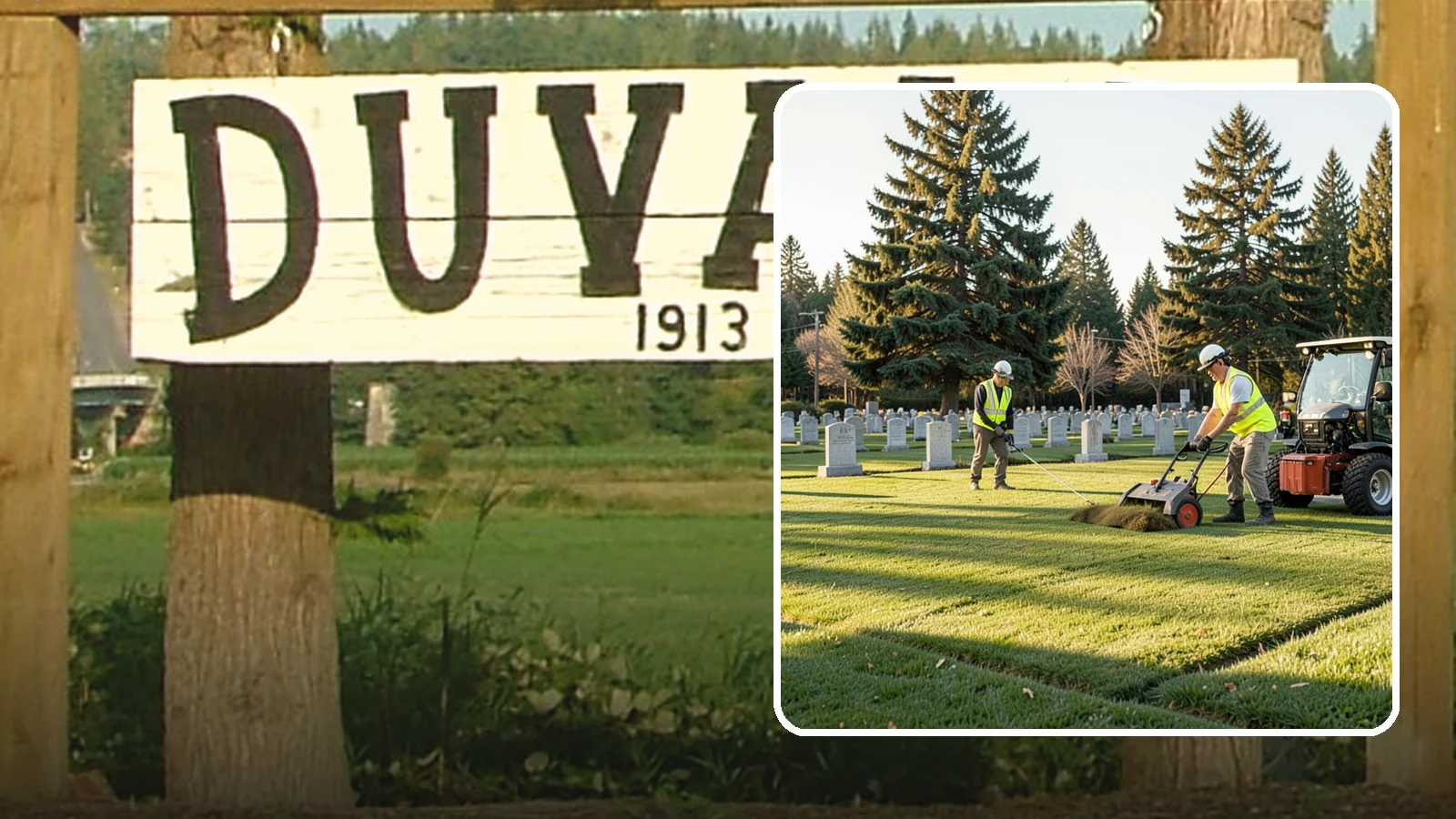 Cemetery Turf Maintenance in Duvall, King County, WA - Dignified turf care for cemetery lawns and burial grounds across Western Washington.
