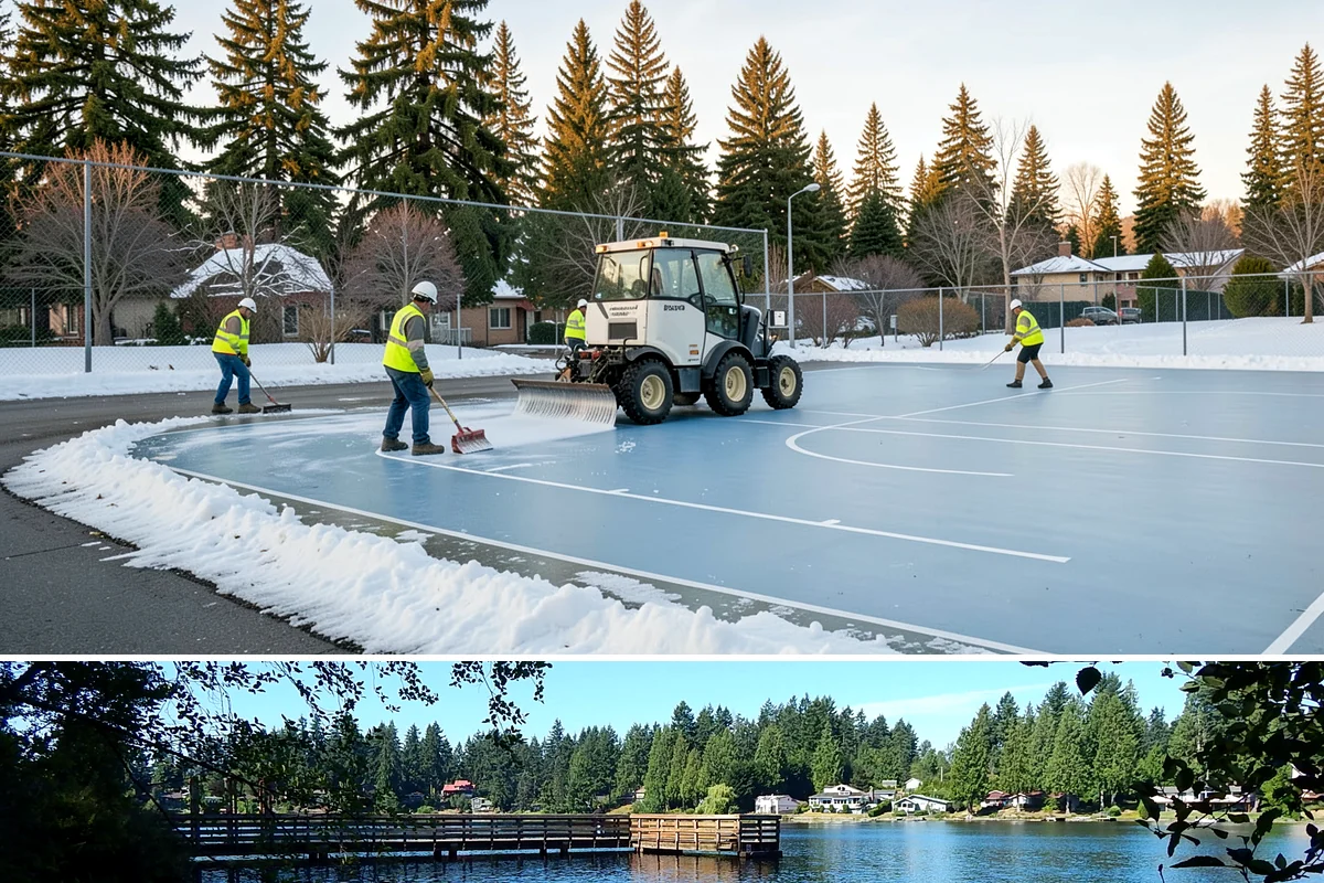 Cemetery Turf Maintenance in Federal Way, King County, WA - Mowing frequency peaks from April through September during Western Washington's active growing season.