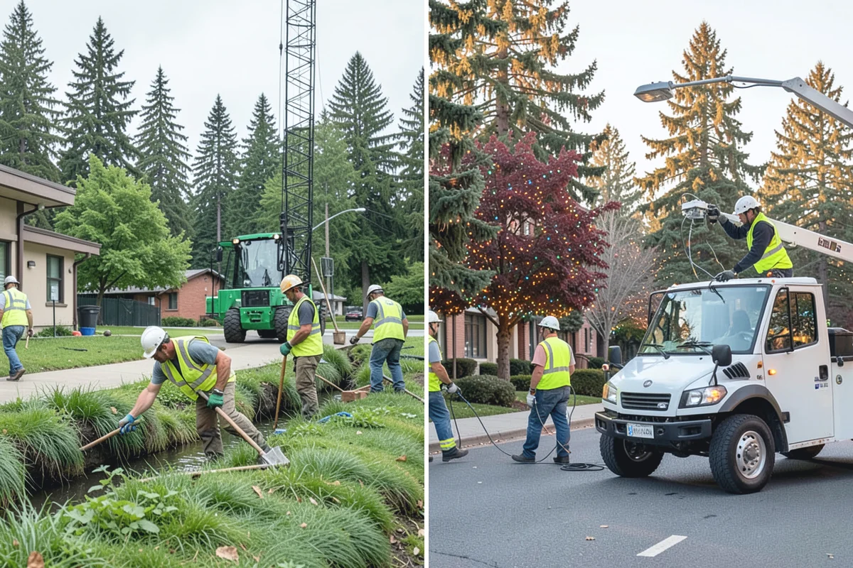 Cemetery Turf Maintenance in Gold Bar, Snohomish County, WA - Map marker types and turf zones across the grounds