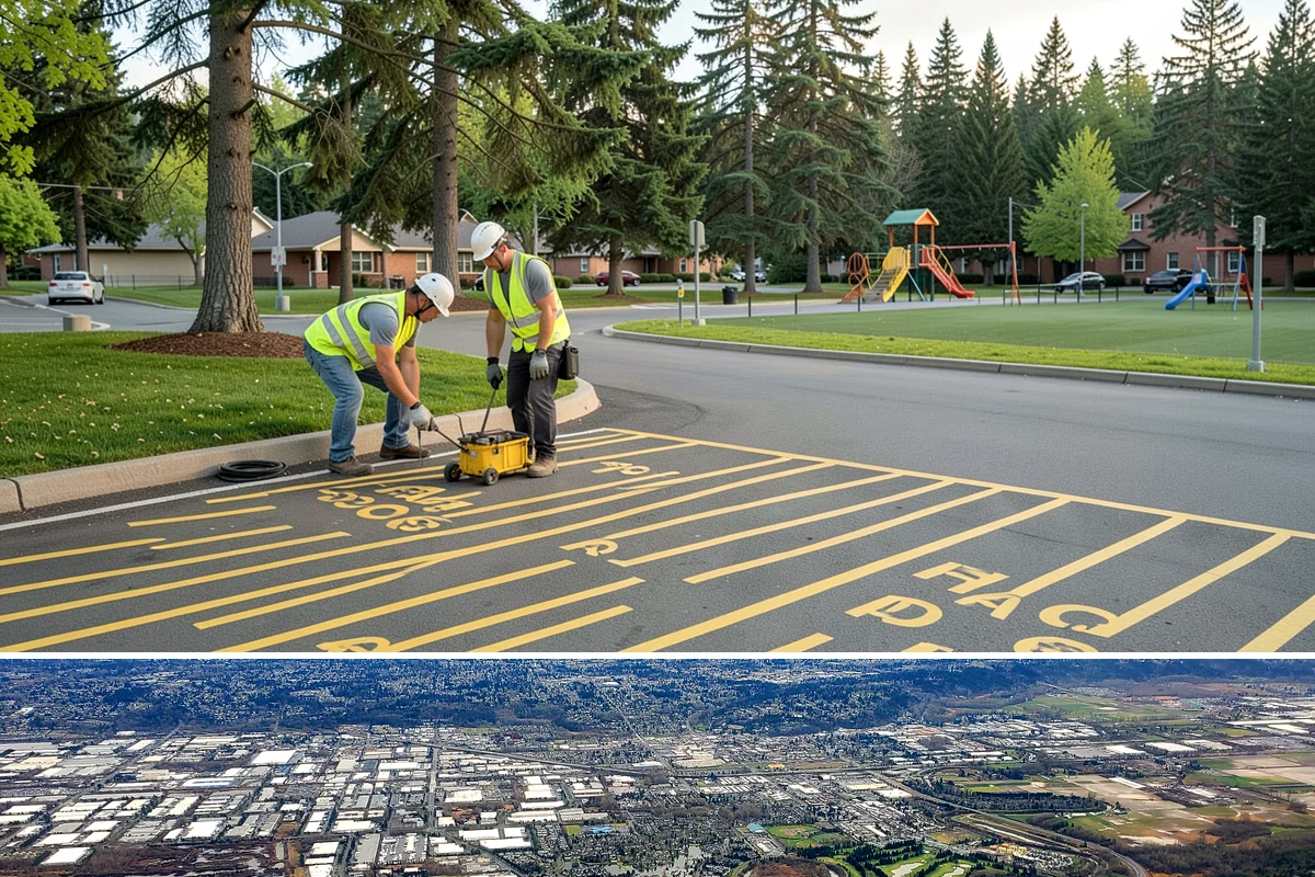 Cemetery Turf Maintenance in Kent, King County, WA - Mowing frequency peaks from April through September during Western Washington's active growing season.