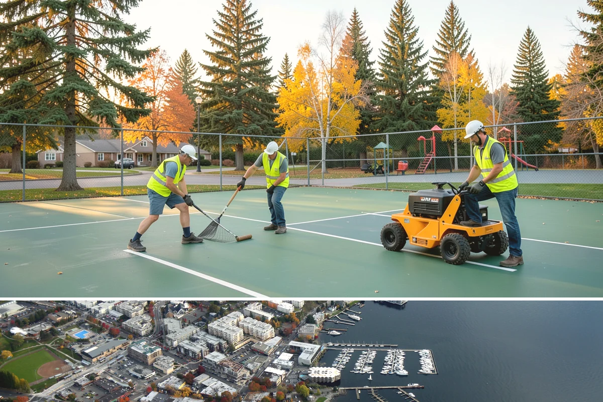 Cemetery Turf Maintenance in Kirkland, King County, WA - Mowing frequency peaks from April through September during Western Washington's active growing season.