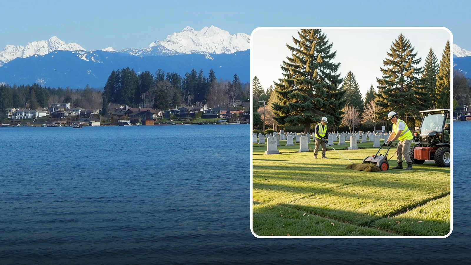 Cemetery Turf Maintenance in Lake Stevens, Snohomish County, WA - Dignified turf care for cemetery lawns and burial grounds across Western Washington.