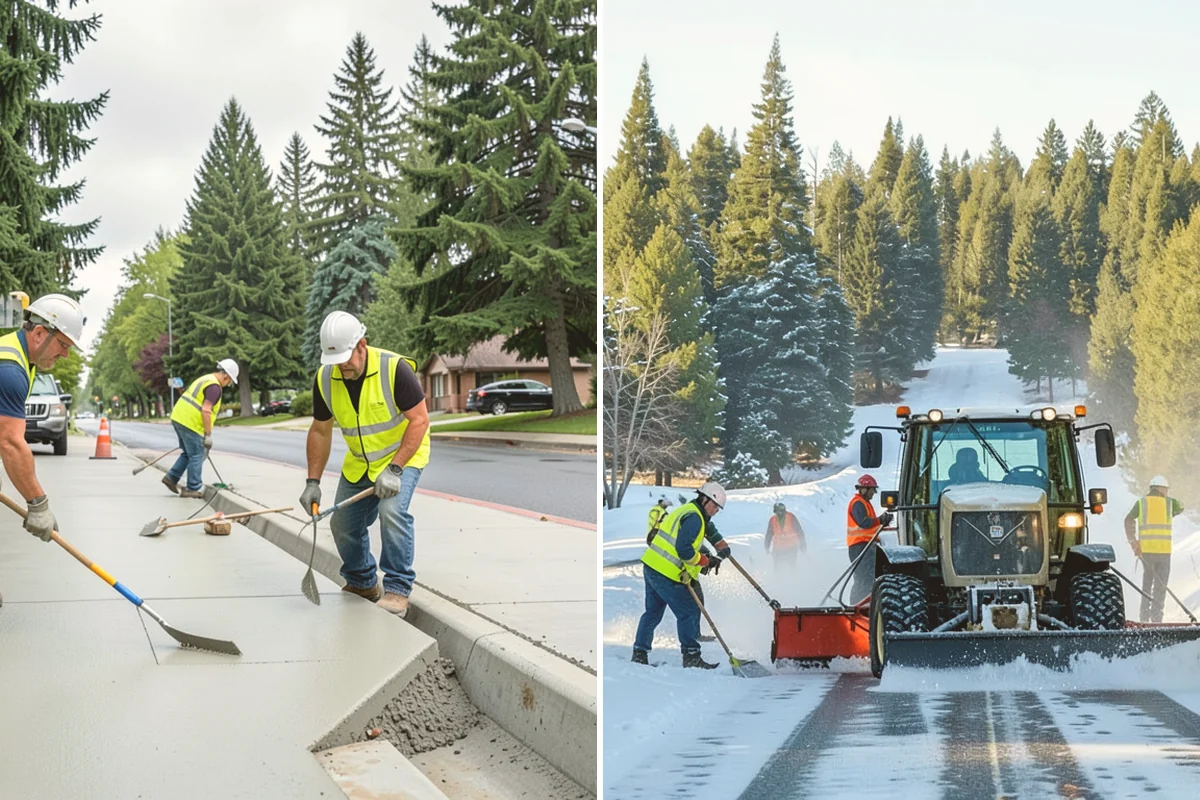 Cemetery Turf Maintenance in Milton, King County, WA - Map marker types and turf zones across the grounds