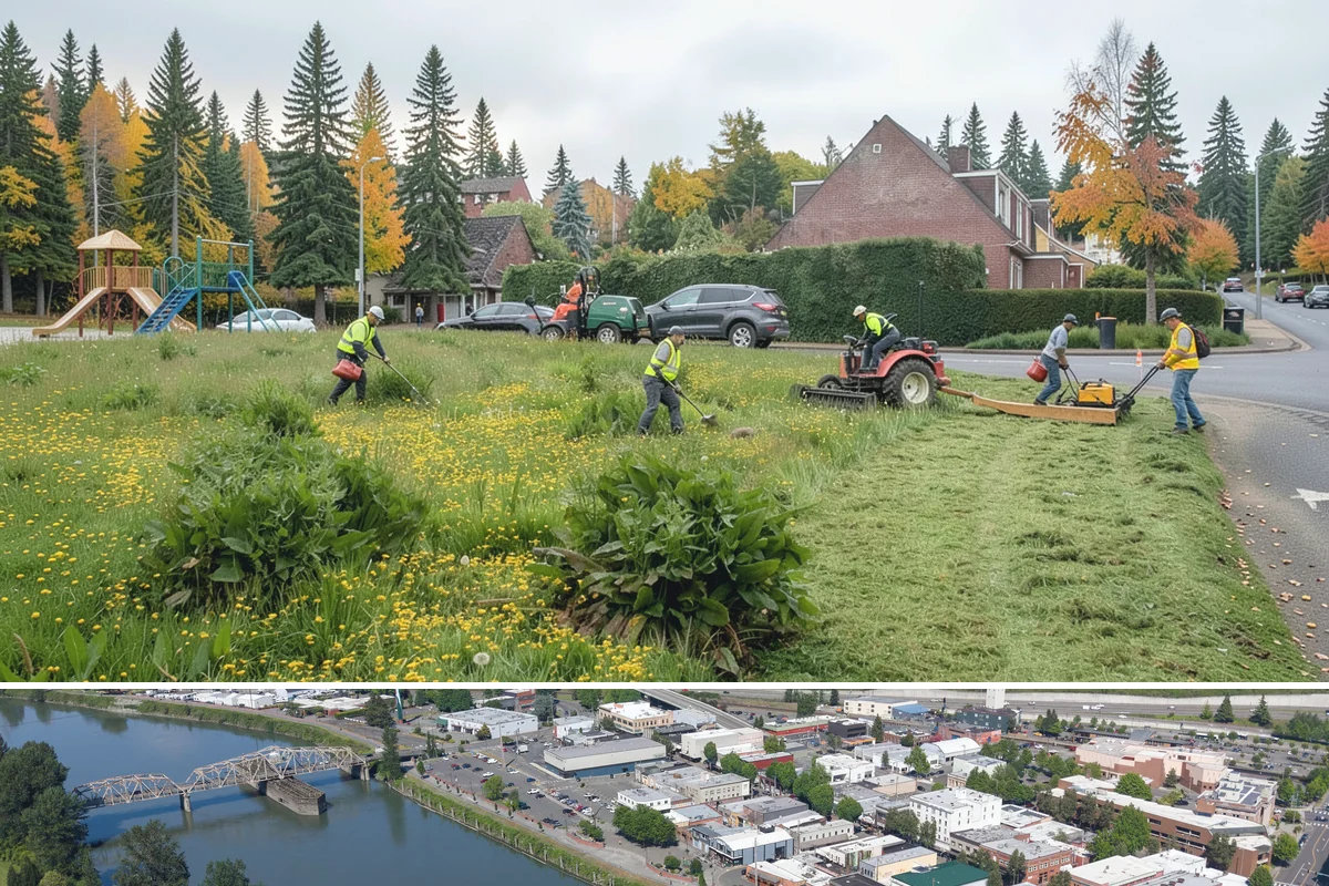 Cemetery Turf Maintenance in Mount Vernon, Skagit County, WA - Mowing frequency peaks from April through September during Western Washington's active growing season.