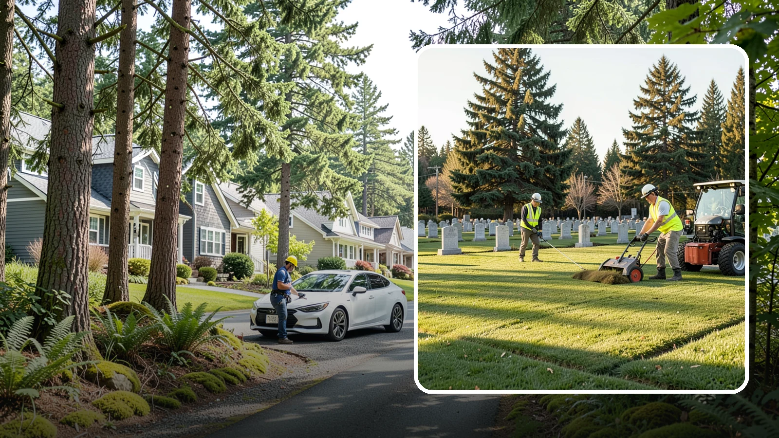 Cemetery Turf Maintenance in Normandy Park, King County, WA - Dignified turf care for cemetery lawns and burial grounds across Western Washington.