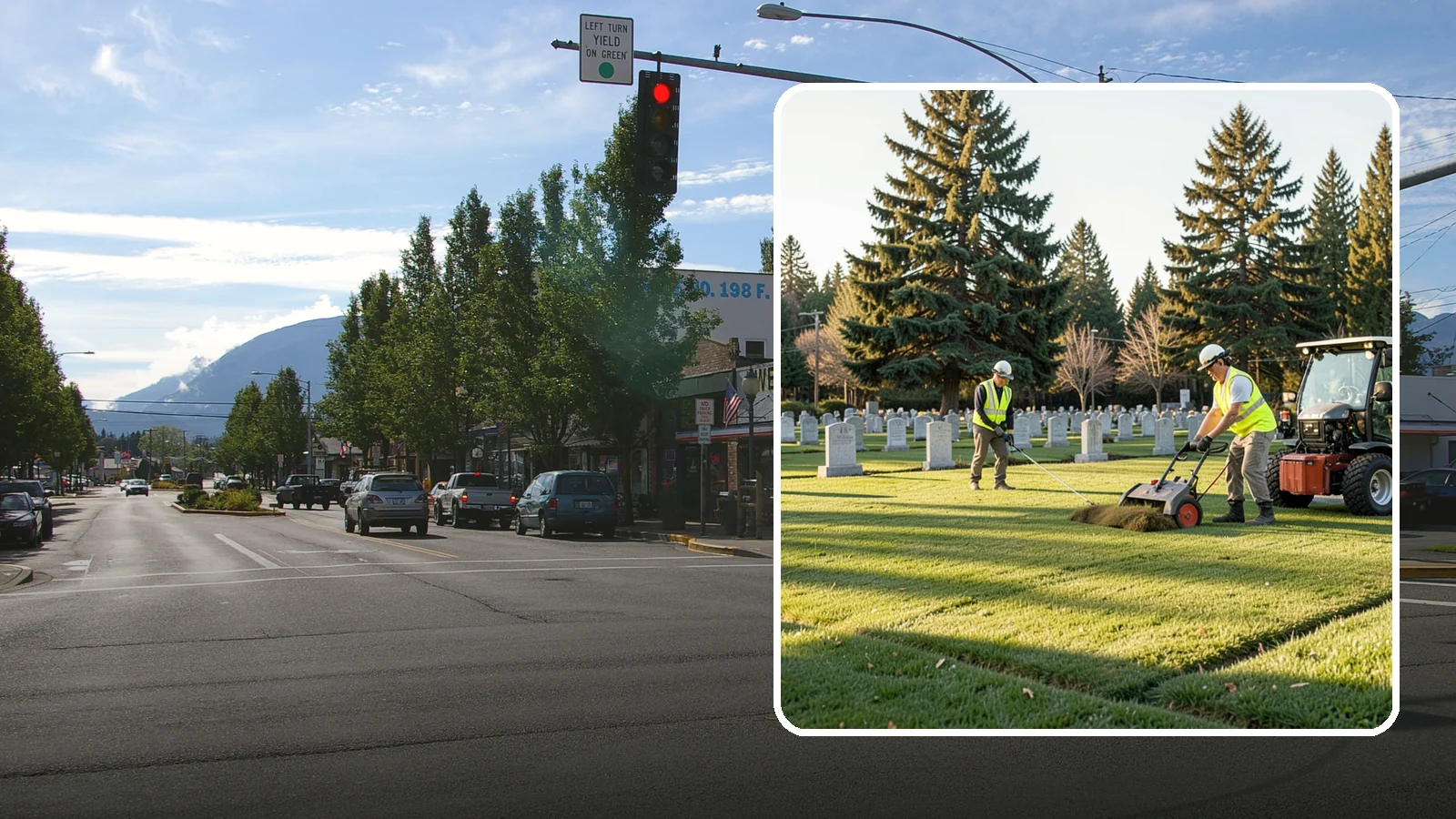 Cemetery Turf Maintenance in North Bend, King County, WA - Dignified turf care for cemetery lawns and burial grounds across Western Washington.