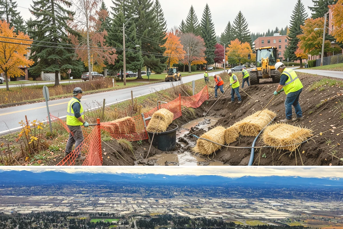 Cemetery Turf Maintenance in SeaTac, King County, WA - Mowing frequency peaks from April through September during Western Washington's active growing season.