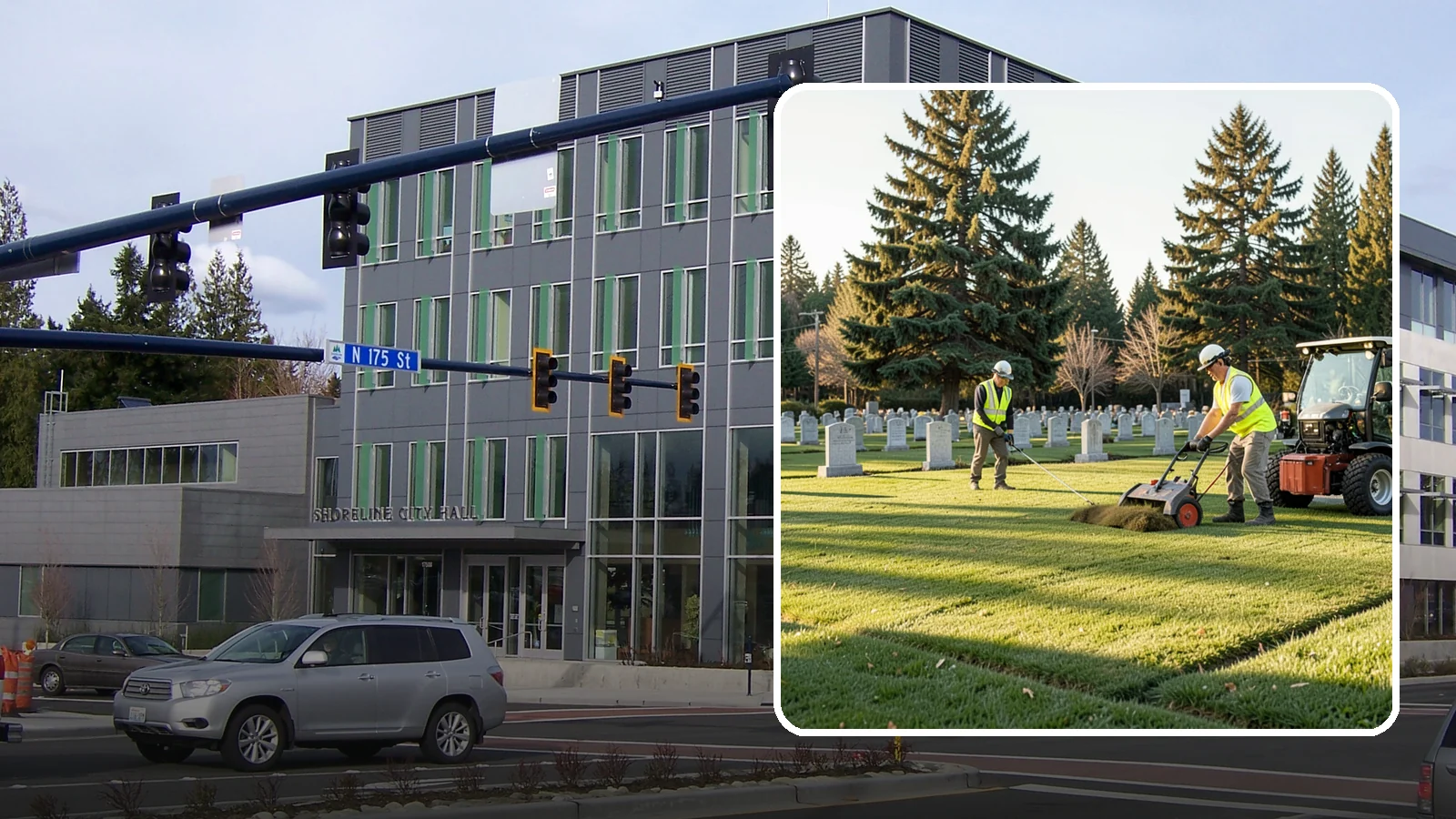 Cemetery Turf Maintenance in Shoreline, King County, WA - Dignified turf care for cemetery lawns and burial grounds across Western Washington.