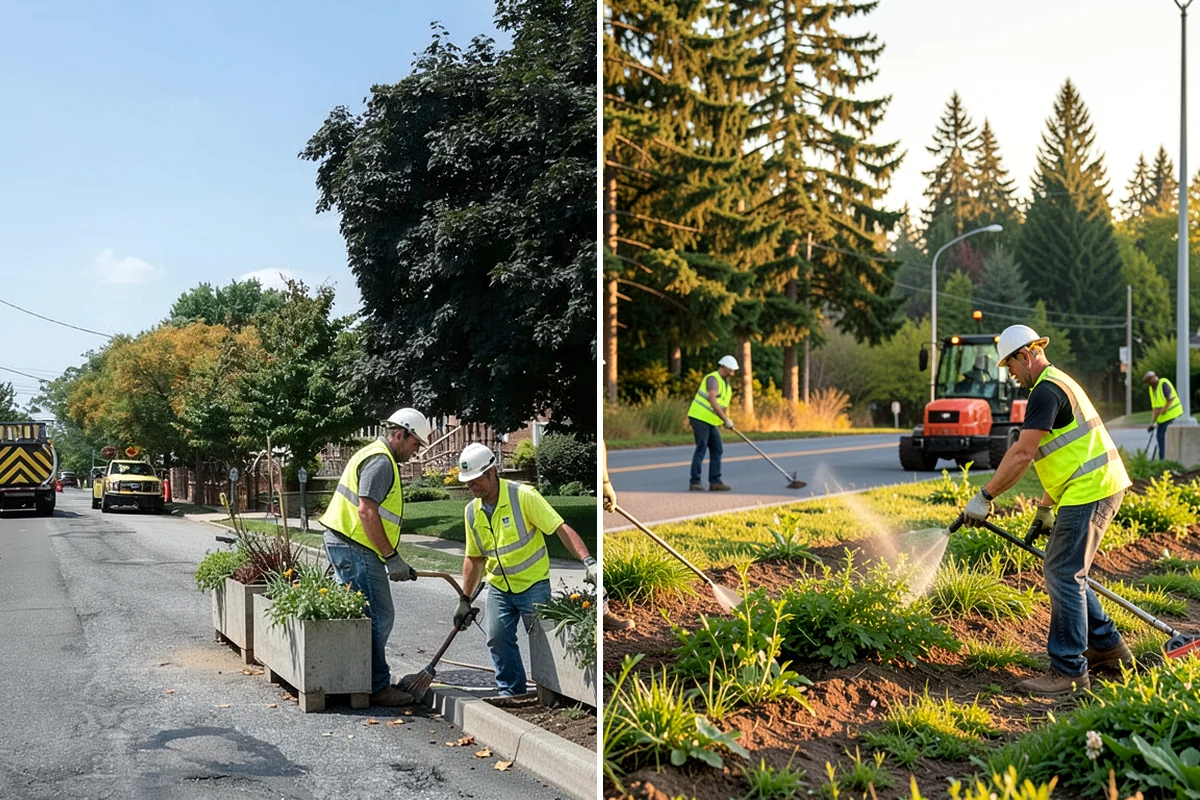 Cemetery Turf Maintenance in Snoqualmie, King County, WA - Map marker types and turf zones across the grounds