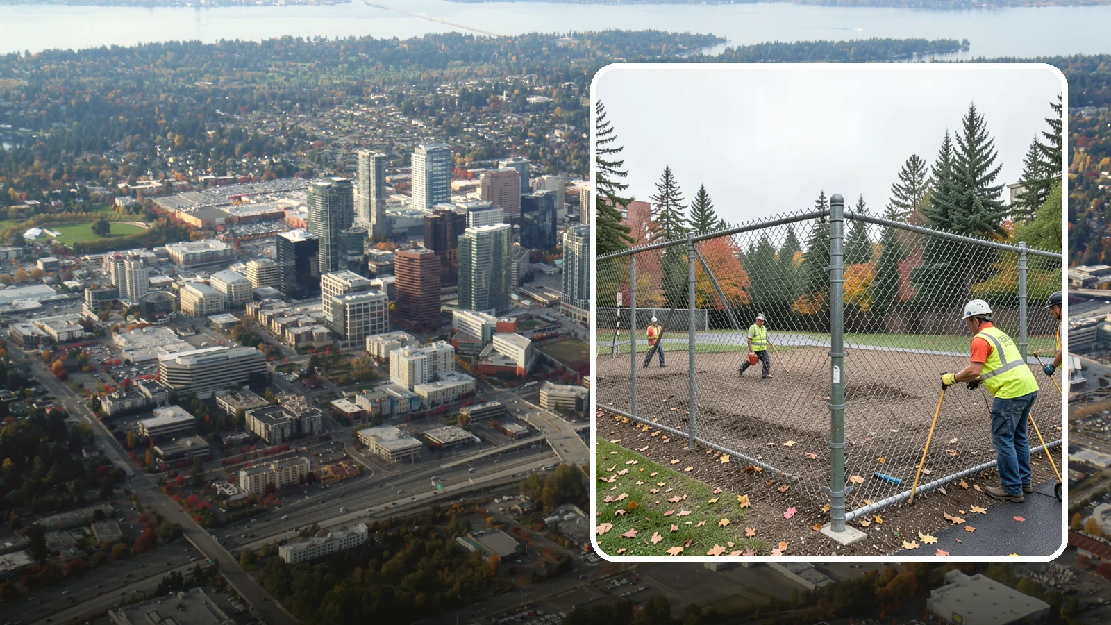 Chain-Link Fencing in Bellevue, King County, WA - Install and replace chain-link fencing for parks, utility sites, and public facilities requiring durable enclosure.