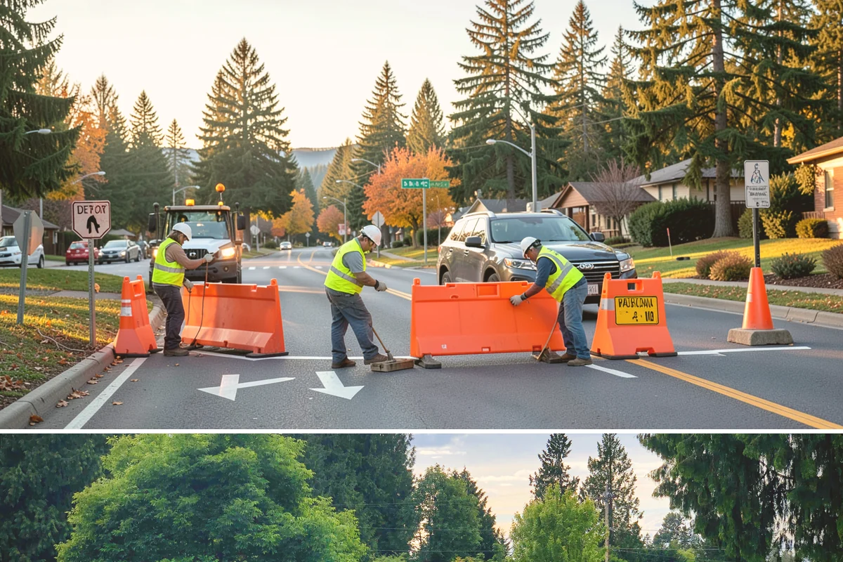 Chain-Link Fencing in Bonney Lake, Pierce County, WA - Chain-link installation runs year-round, with drier months easing post-setting and concrete work in wet regional soils.