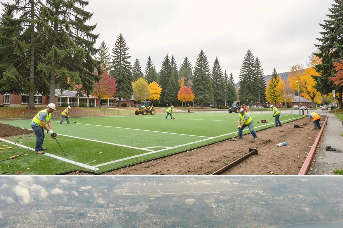 Chain-Link Fencing in Burien, King County, WA - Chain-link installation runs year-round, with drier months easing post-setting and concrete work in wet regional soils.