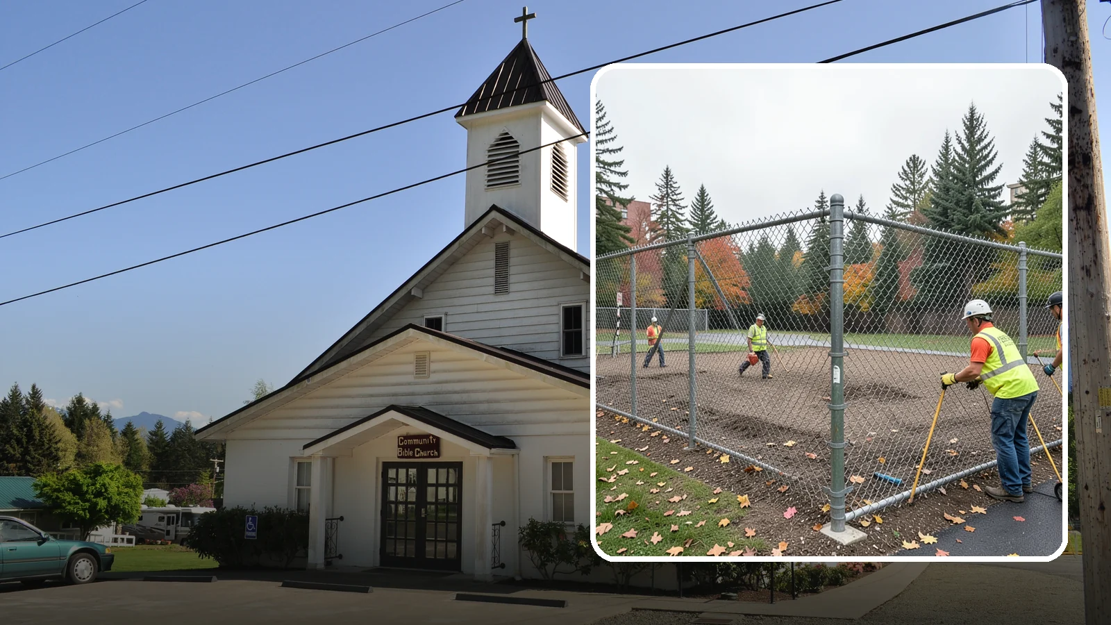 Chain-Link Fencing in Concrete, Skagit County, WA - Install and replace chain-link fencing for parks, utility sites, and public facilities requiring durable enclosure.