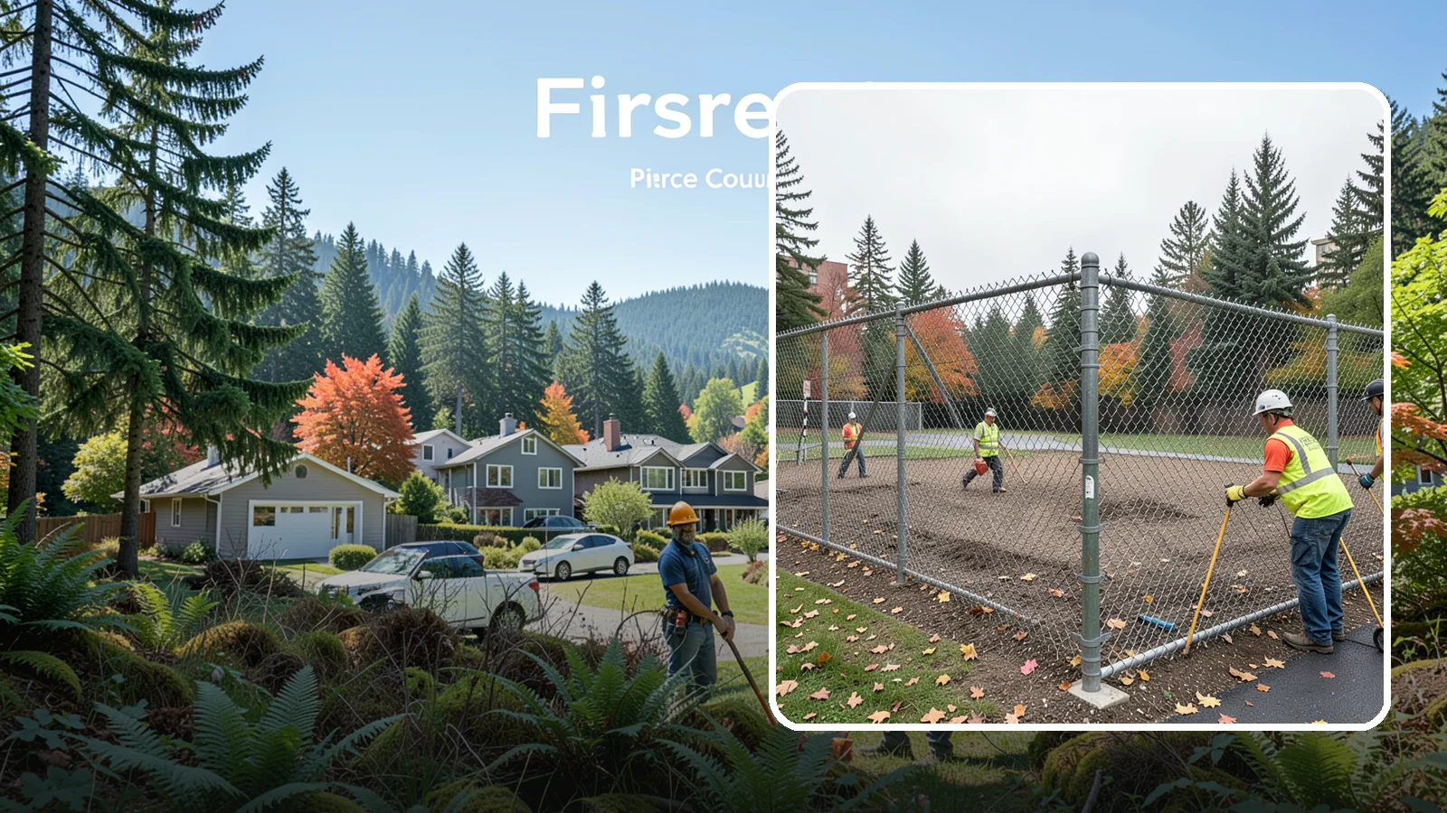 Chain-Link Fencing in Fircrest, Pierce County, WA - Install and replace chain-link fencing for parks, utility sites, and public facilities requiring durable enclosure.