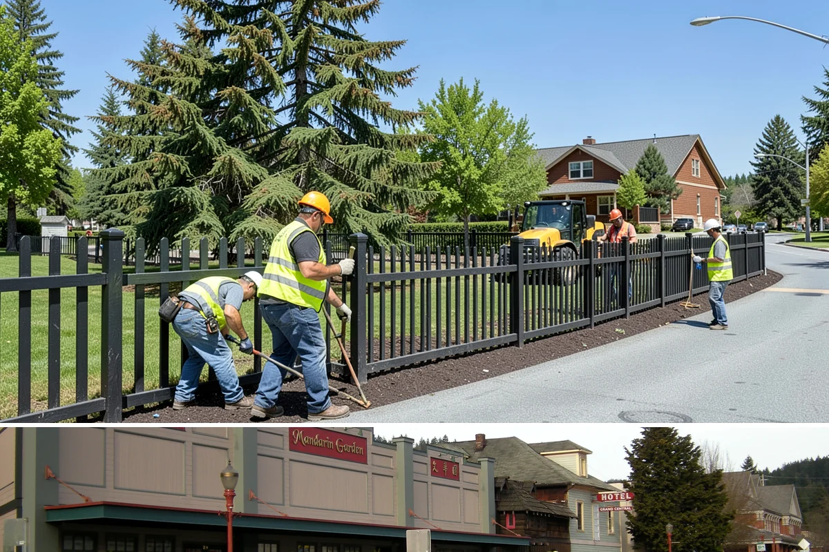 Chain-Link Fencing in Issaquah, King County, WA - Chain-link installation runs year-round, with drier months easing post-setting and concrete work in wet regional soils.