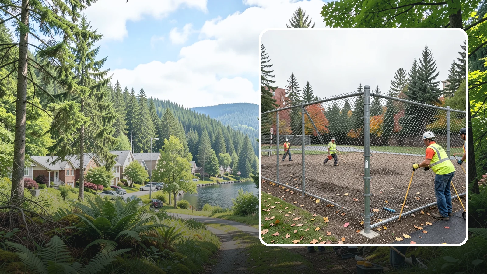 Chain-Link Fencing in Lake Forest Park, King County, WA - Install and replace chain-link fencing for parks, utility sites, and public facilities requiring durable enclosure.