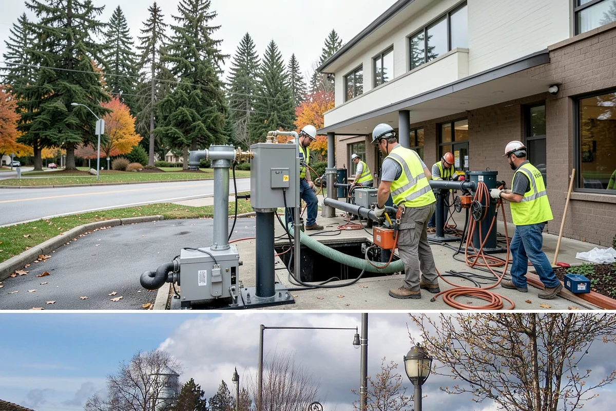 Chain-Link Fencing in Marysville, Snohomish County, WA - Chain-link installation runs year-round, with drier months easing post-setting and concrete work in wet regional soils.