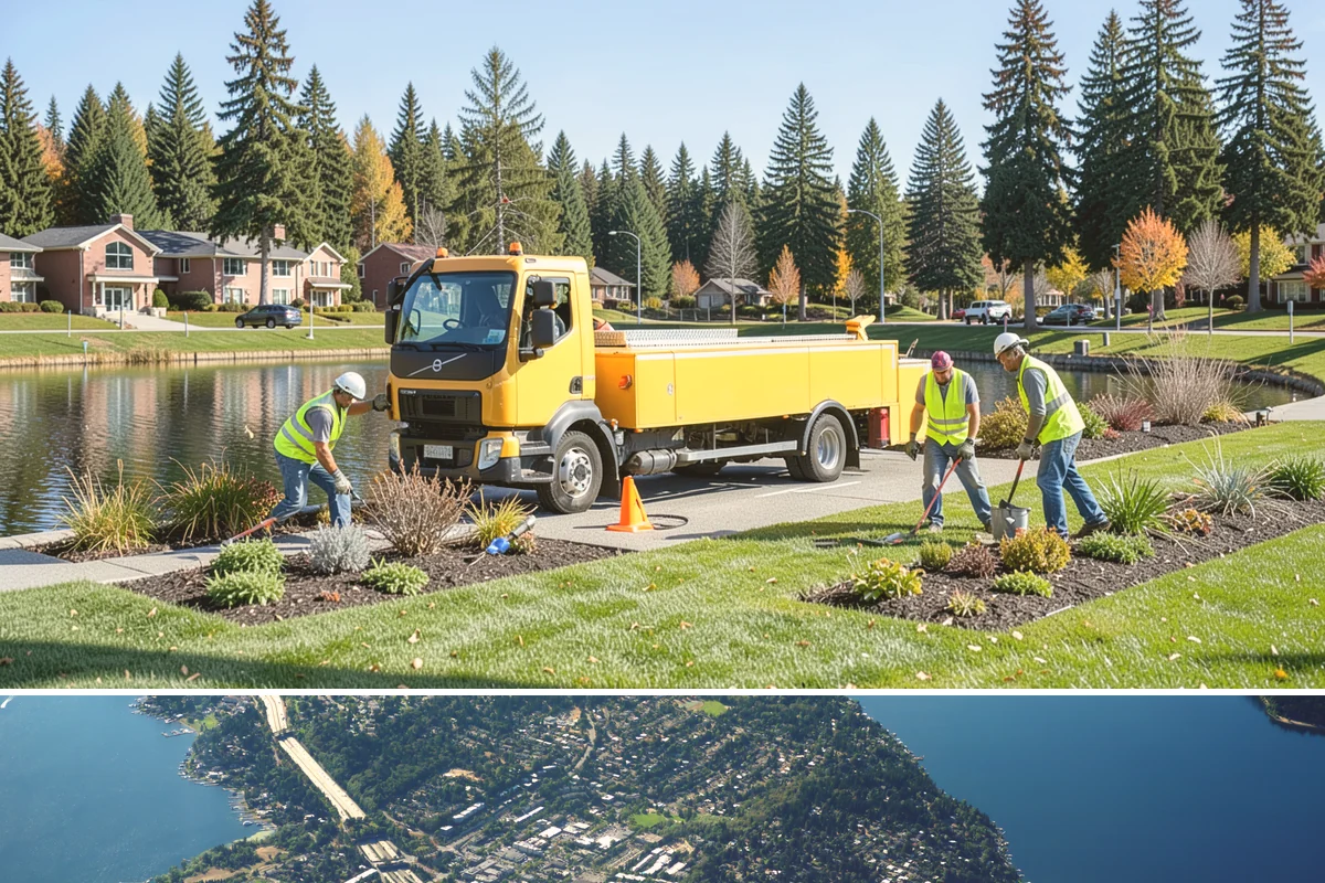 Chain-Link Fencing in Mercer Island, King County, WA - Chain-link installation runs year-round, with drier months easing post-setting and concrete work in wet regional soils.