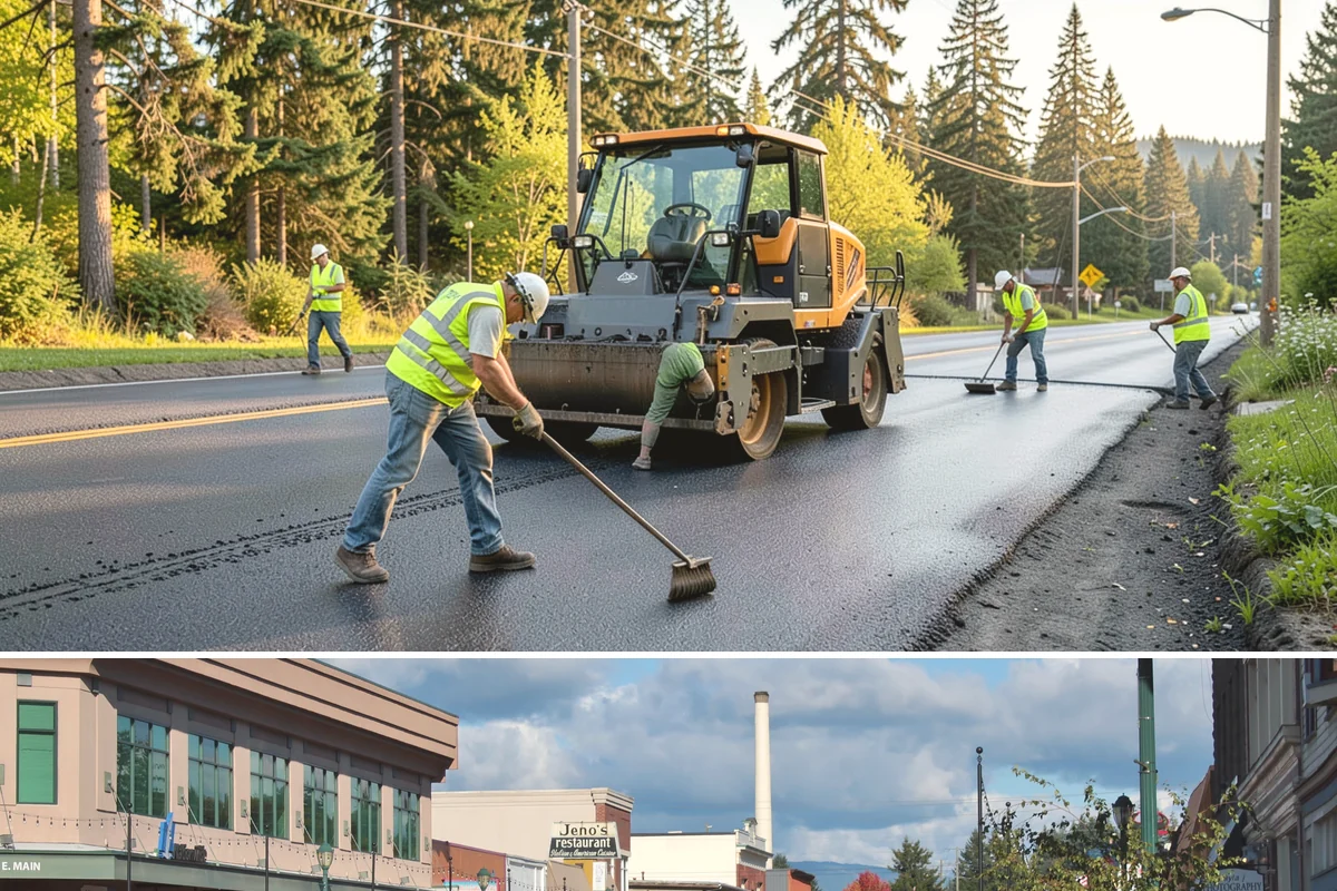 Chain-Link Fencing in Monroe, Snohomish County, WA - Chain-link installation runs year-round, with drier months easing post-setting and concrete work in wet regional soils.