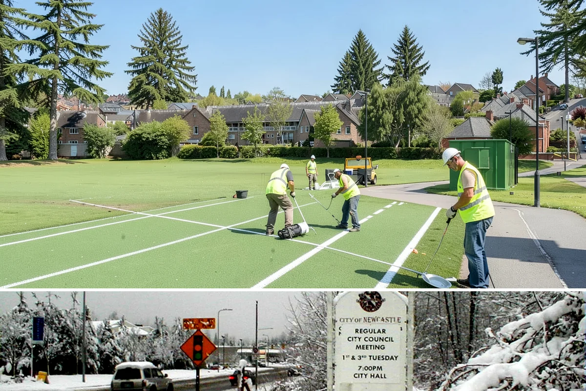 Chain-Link Fencing in Newcastle, King County, WA - Chain-link installation runs year-round, with drier months easing post-setting and concrete work in wet regional soils.