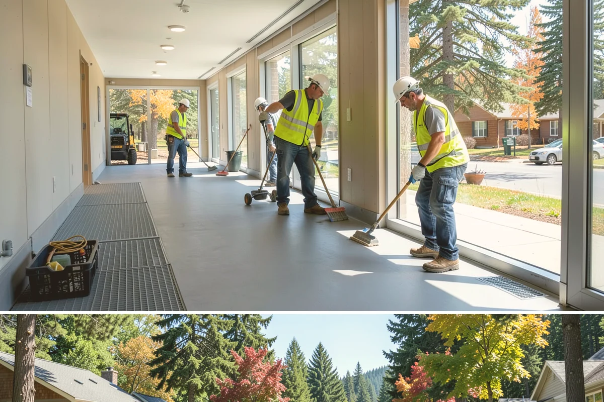 Chain-Link Fencing in Orting, Pierce County, WA - Chain-link installation runs year-round, with drier months easing post-setting and concrete work in wet regional soils.