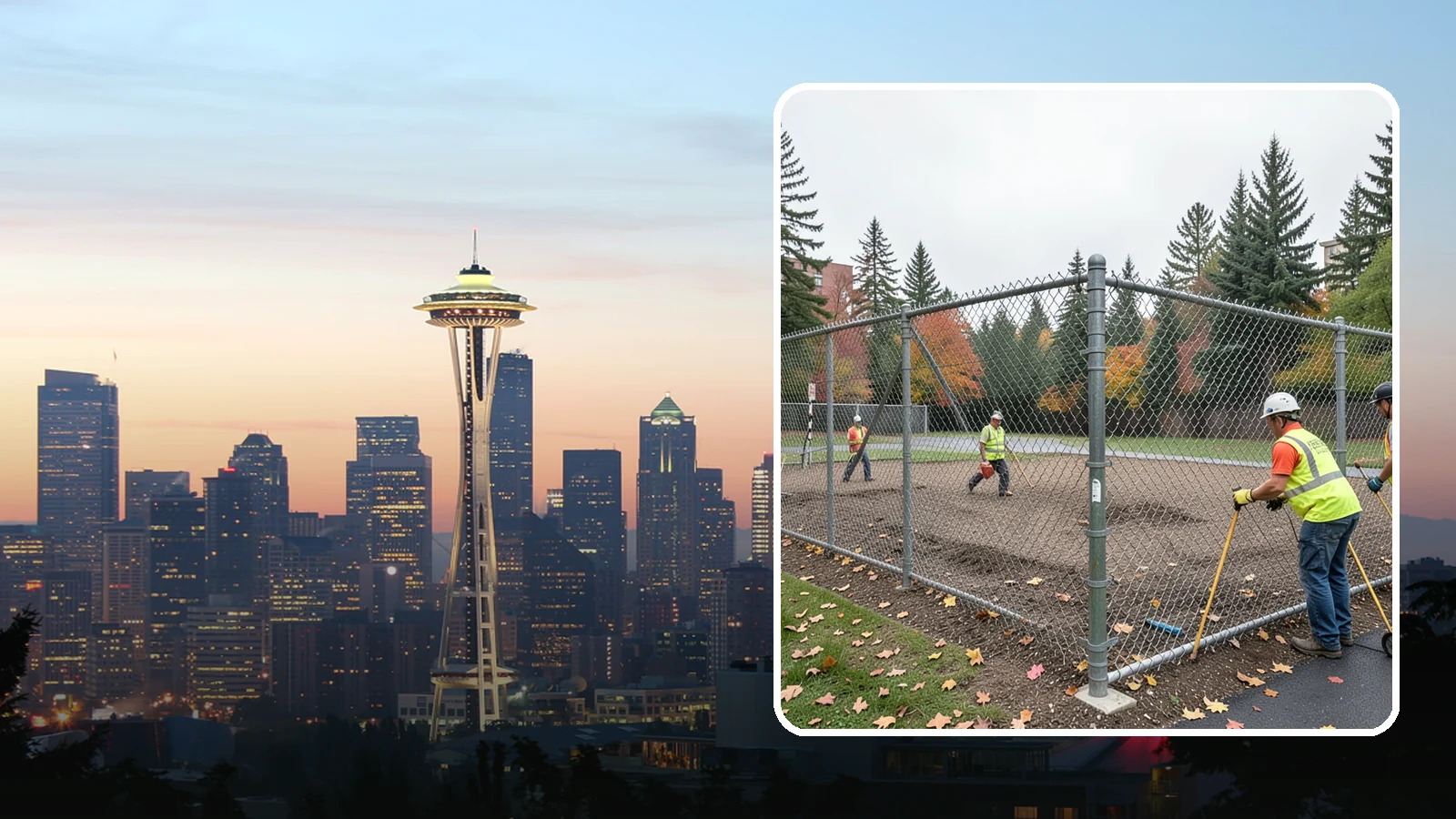 Chain-Link Fencing in Seattle, King County, WA - Install and replace chain-link fencing for parks, utility sites, and public facilities requiring durable enclosure.
