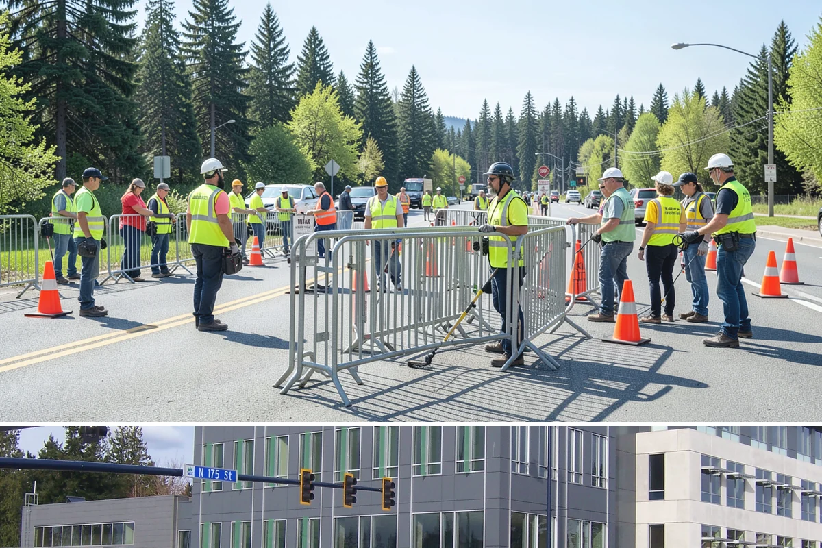 Chain-Link Fencing in Shoreline, King County, WA - Chain-link installation runs year-round, with drier months easing post-setting and concrete work in wet regional soils.