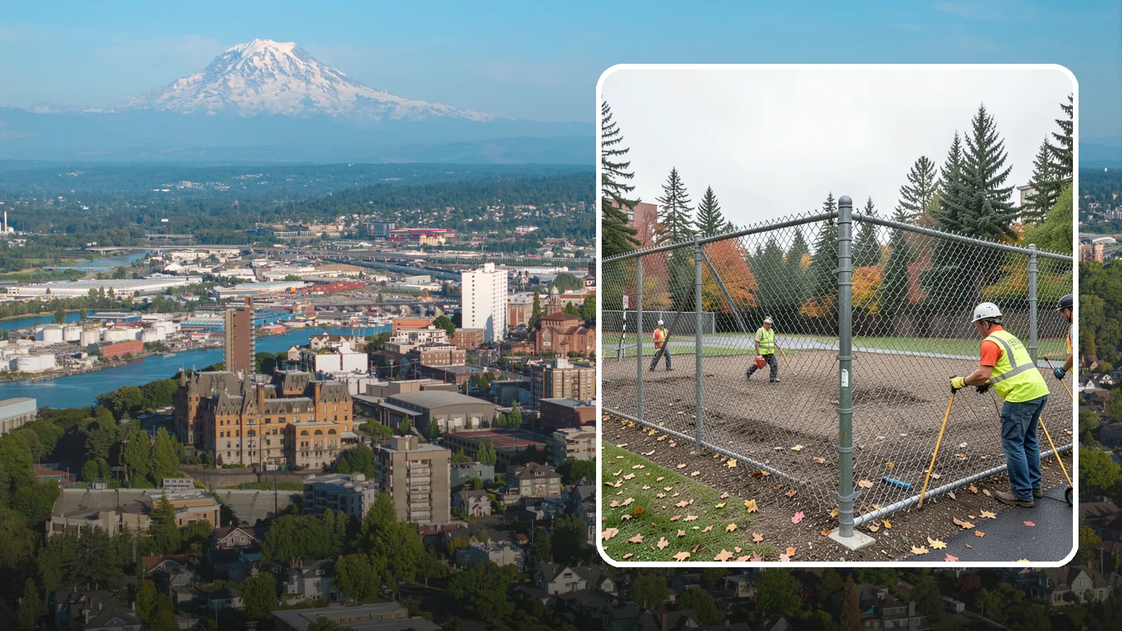Chain-Link Fencing in Tacoma, Pierce County, WA - Install and replace chain-link fencing for parks, utility sites, and public facilities requiring durable enclosure.