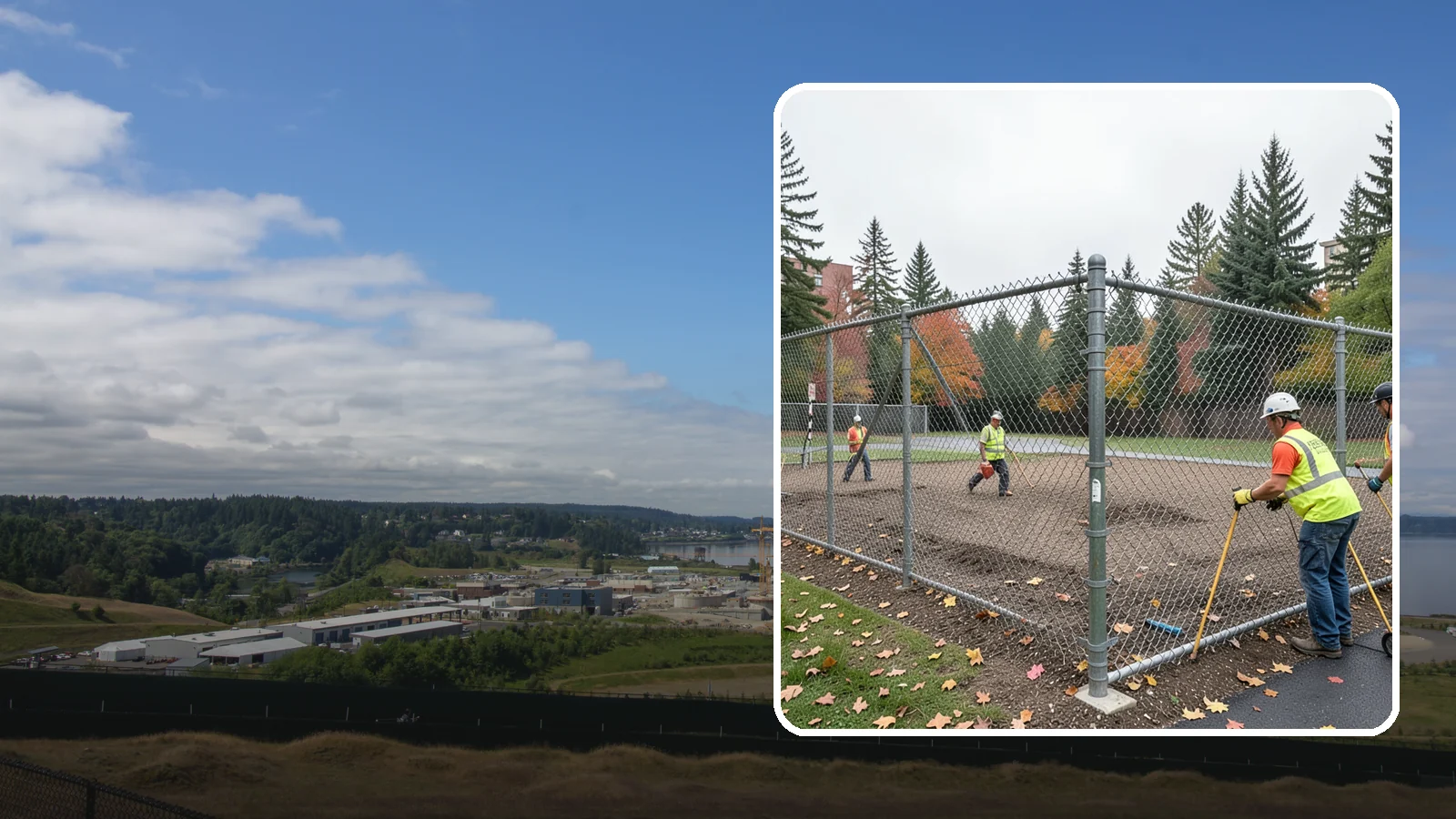 Chain-Link Fencing in University Place, Pierce County, WA - Install and replace chain-link fencing for parks, utility sites, and public facilities requiring durable enclosure.