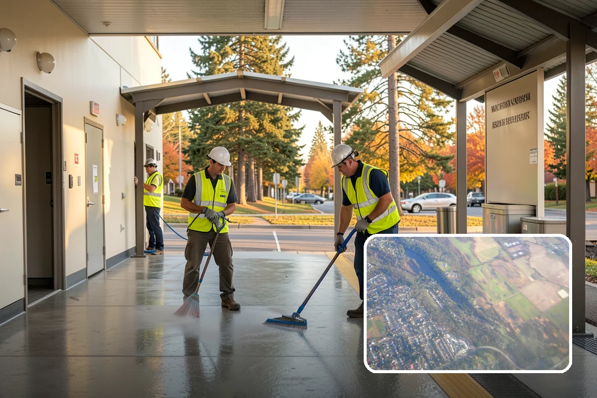 City Facilities Maintenance in Algona, King County, WA - Presentable civic entrances that reinforce public trust