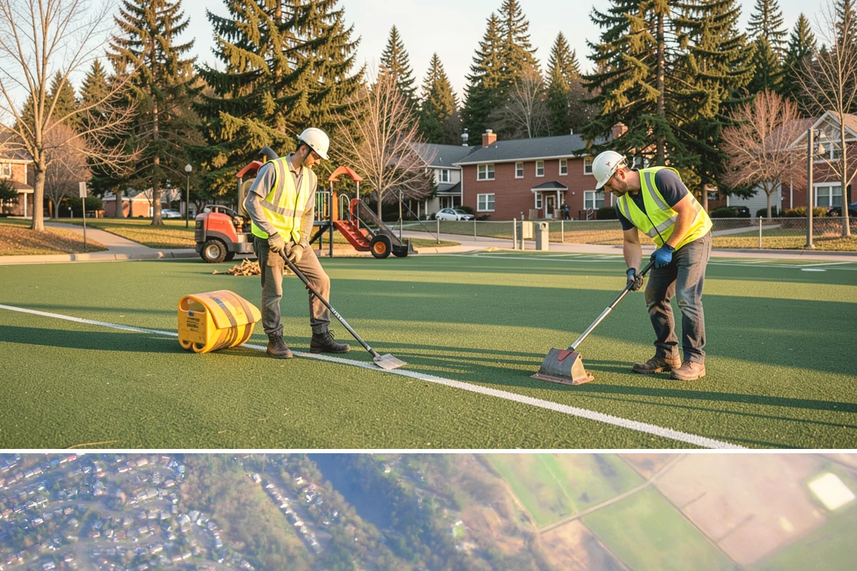City Facilities Maintenance in Algona, King County, WA - Detailed planting and display work concentrates in spring and early summer ahead of peak civic-event season.