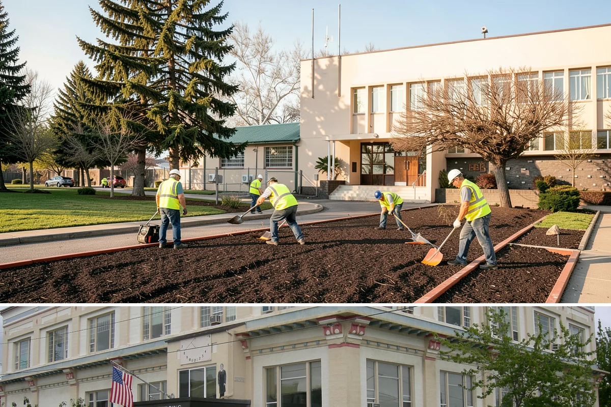 City Facilities Maintenance in Anacortes, Skagit County, WA - Detailed planting and display work concentrates in spring and early summer ahead of peak civic-event season.