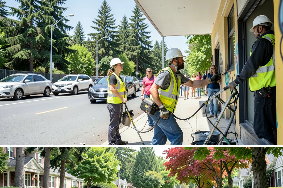 City Facilities Maintenance in Beaux Arts Village, King County, WA - Detailed planting and display work concentrates in spring and early summer ahead of peak civic-event season.
