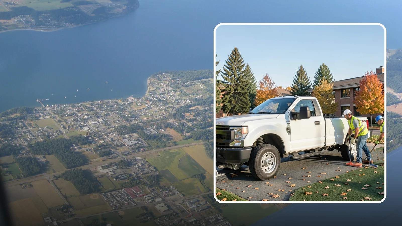 City Facilities Maintenance in Coupeville, Island County, WA - Turnkey grounds maintenance for city halls, public works yards, and civic campuses across Western Washington municipalities.