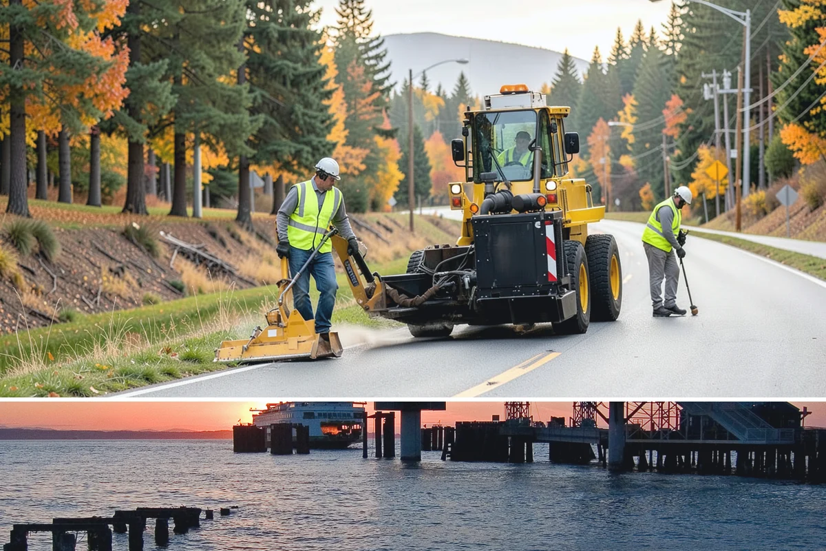 City Facilities Maintenance in Edmonds, Snohomish County, WA - Detailed planting and display work concentrates in spring and early summer ahead of peak civic-event season.