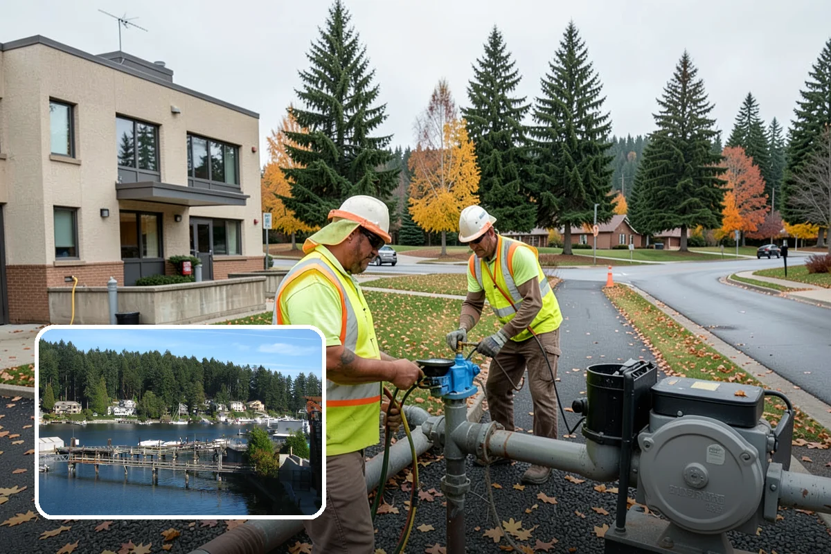 City Facilities Maintenance in Gig Harbor, Pierce County, WA - Presentable civic entrances that reinforce public trust