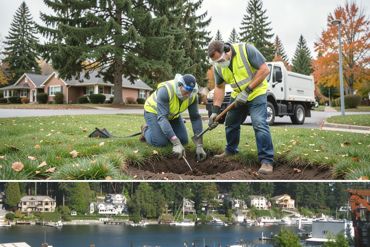 City Facilities Maintenance in Gig Harbor, Pierce County, WA - Detailed planting and display work concentrates in spring and early summer ahead of peak civic-event season.