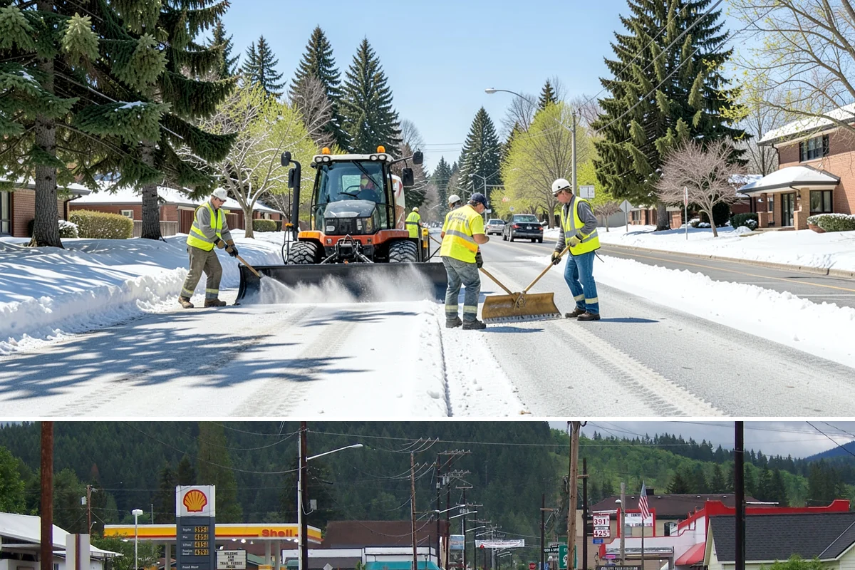 City Facilities Maintenance in Granite Falls, Snohomish County, WA - Detailed planting and display work concentrates in spring and early summer ahead of peak civic-event season.