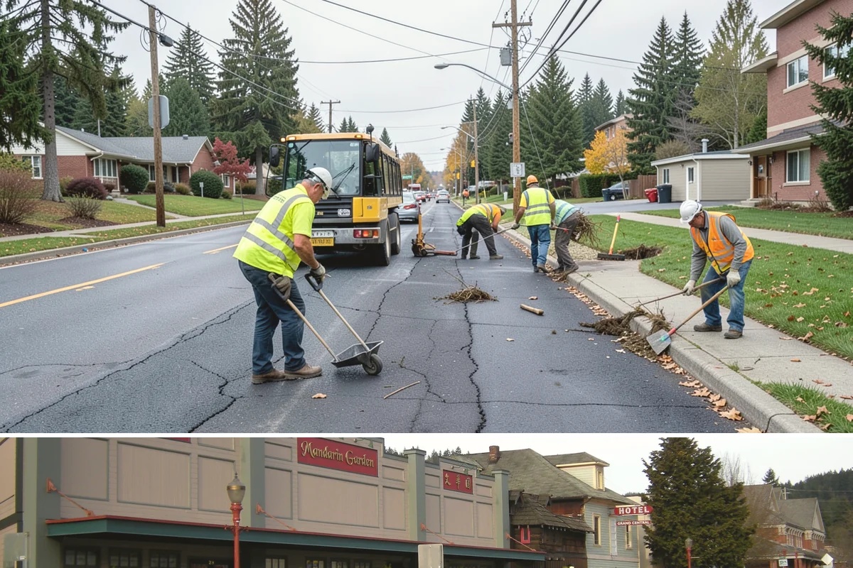 City Facilities Maintenance in Issaquah, King County, WA - Detailed planting and display work concentrates in spring and early summer ahead of peak civic-event season.