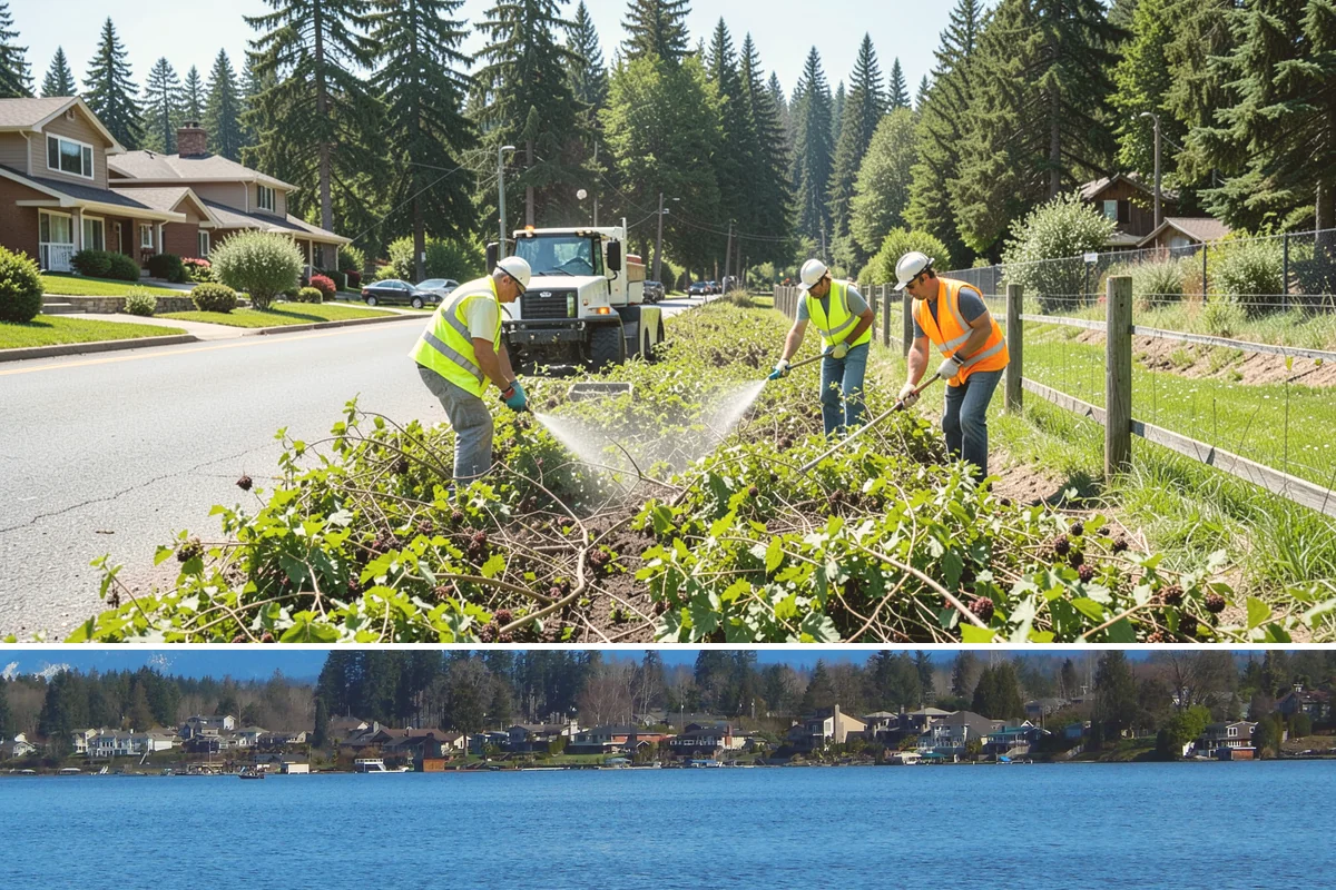 City Facilities Maintenance in Lake Stevens, Snohomish County, WA - Detailed planting and display work concentrates in spring and early summer ahead of peak civic-event season.