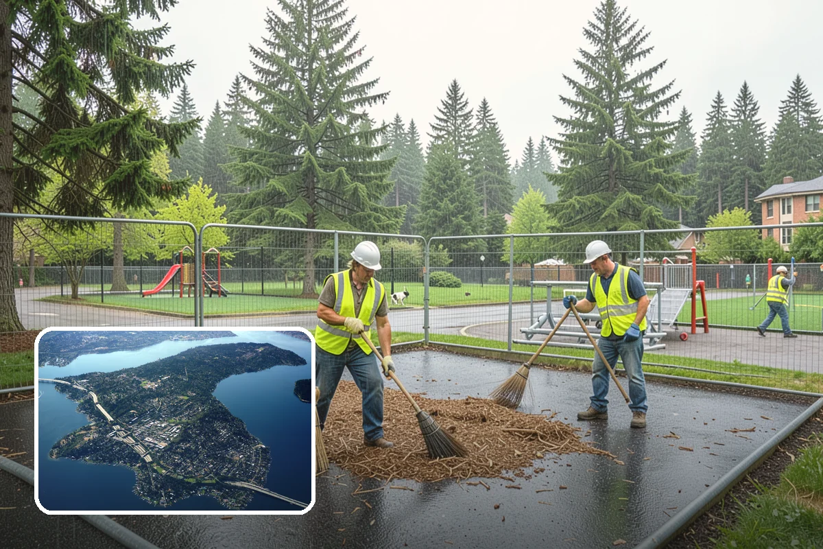 City Facilities Maintenance in Mercer Island, King County, WA - Presentable civic entrances that reinforce public trust