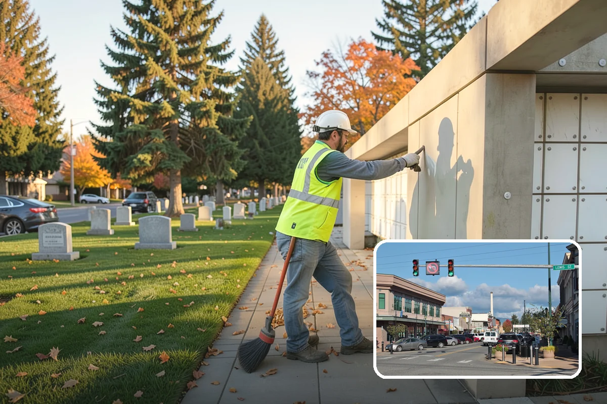 City Facilities Maintenance in Monroe, Snohomish County, WA - Presentable civic entrances that reinforce public trust
