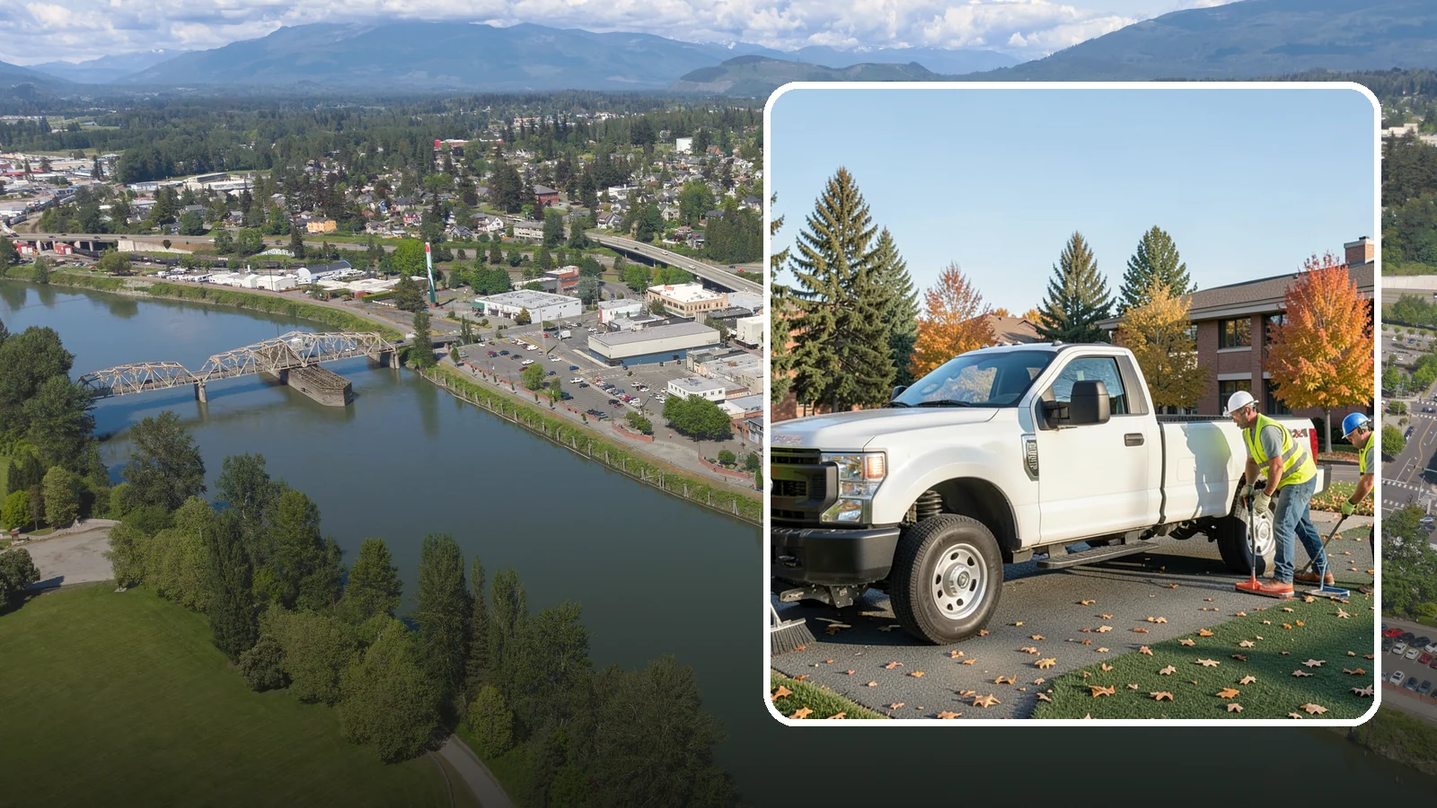 City Facilities Maintenance in Mount Vernon, Skagit County, WA - Turnkey grounds maintenance for city halls, public works yards, and civic campuses across Western Washington municipalities.