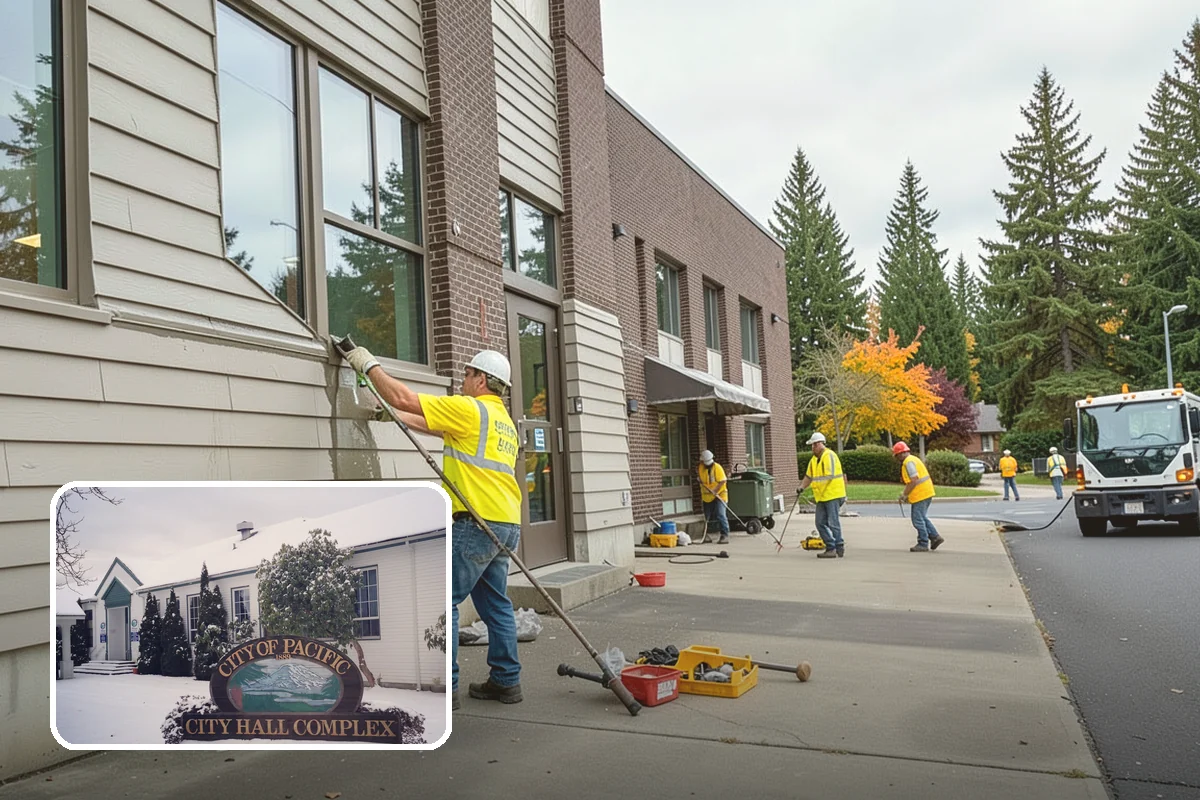 City Facilities Maintenance in Pacific, King County, WA - Presentable civic entrances that reinforce public trust