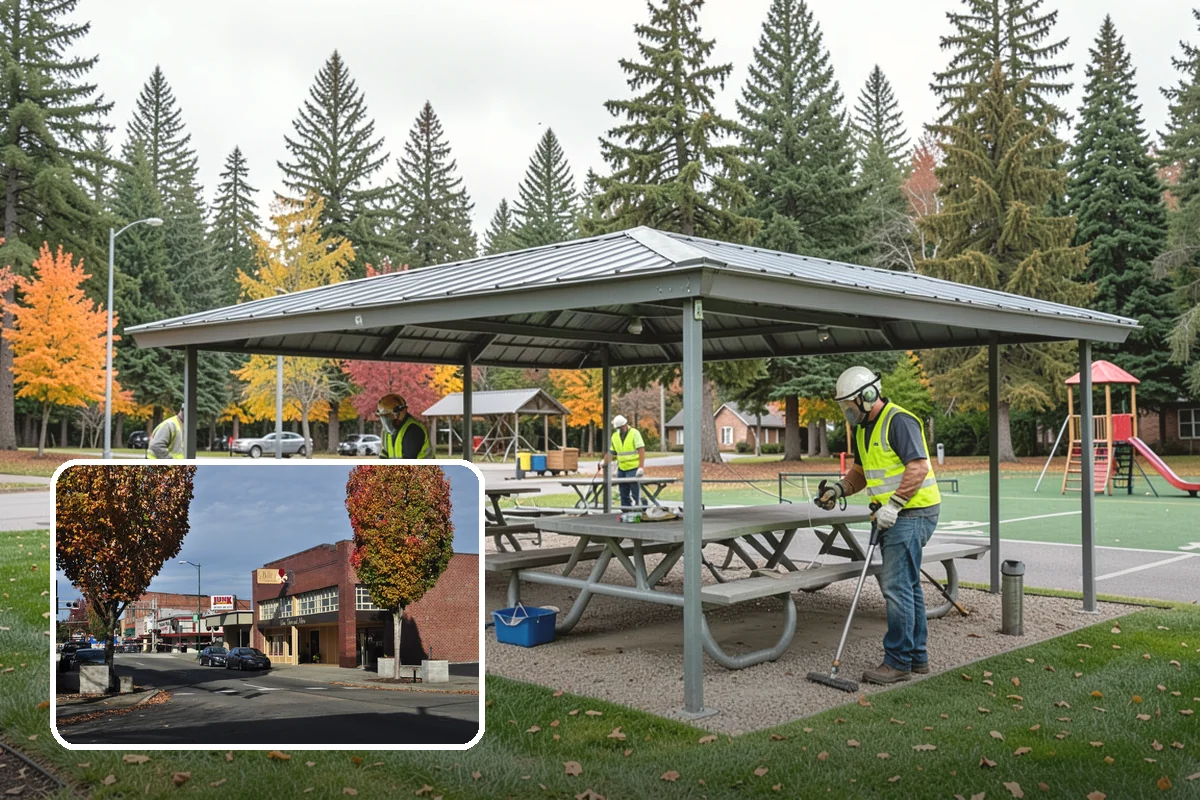 City Facilities Maintenance in Puyallup, Pierce County, WA - Presentable civic entrances that reinforce public trust